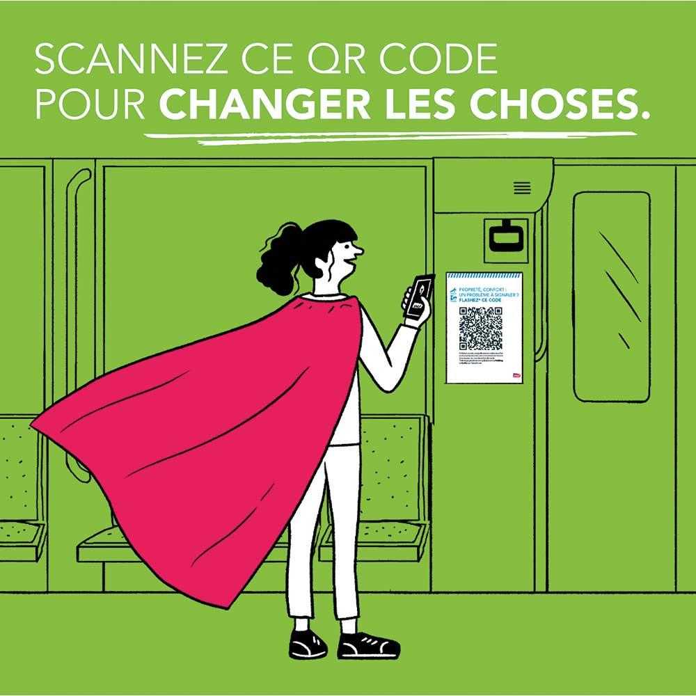 Scannez ce QR Code pour changer les choses.