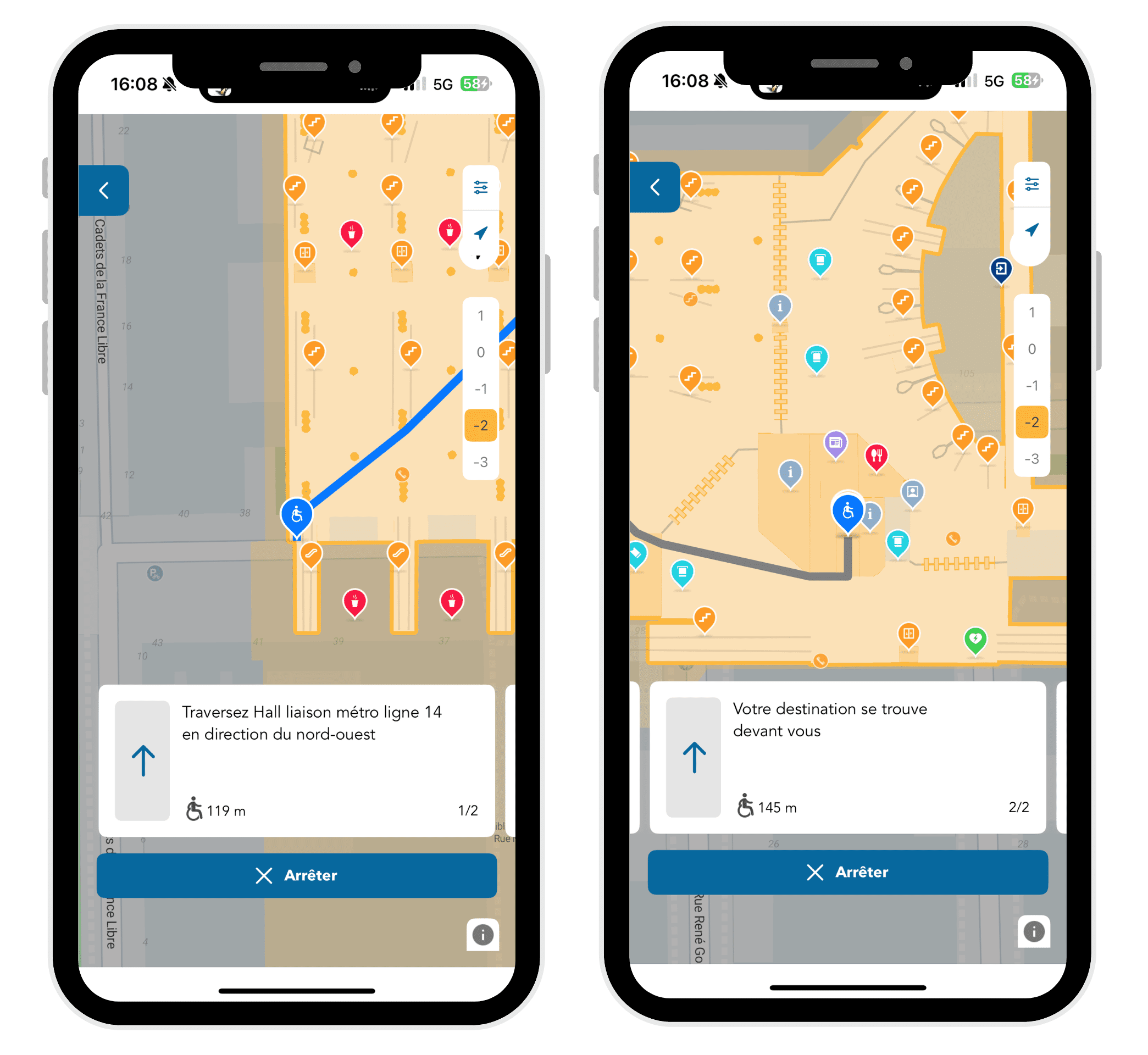 Autres points d'intérêt - Application Andilien
