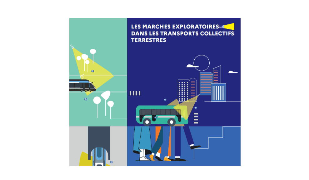 Illustration marches exploiratoires dans les transports en commun