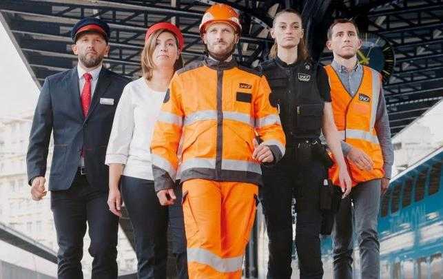 Différentes personnes représentantes plusieurs métiers du ferroviaire