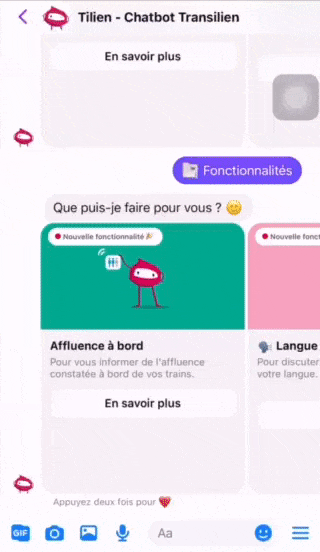 Aperçu de l'affluence dans Tilien