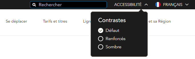 Niveau d'accessilité
