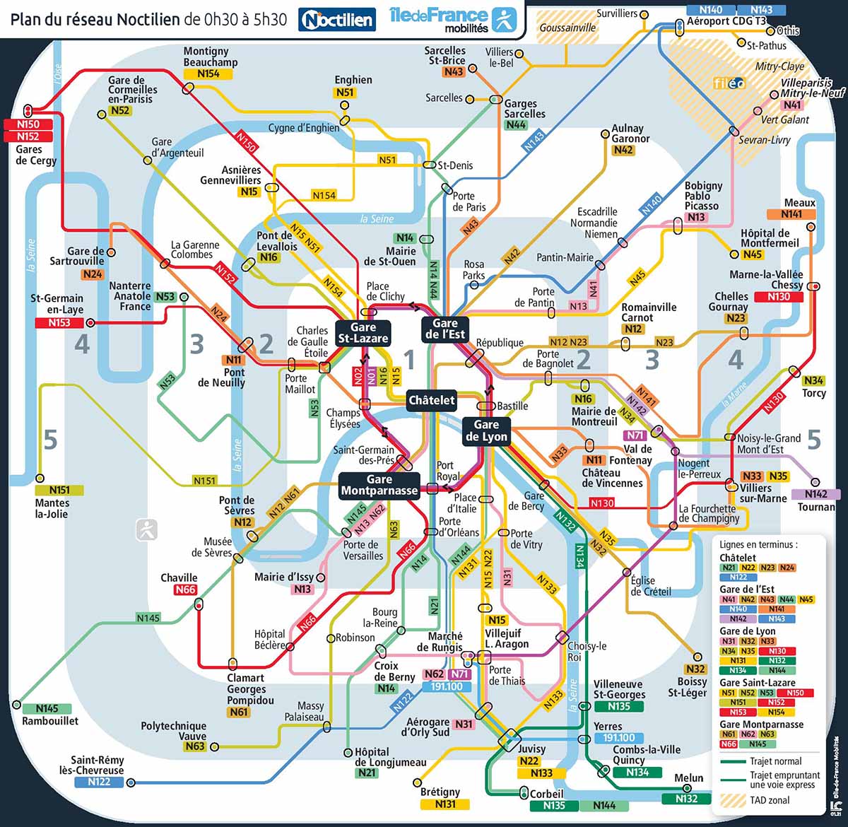 Buses circulation planning for the new year's eve
