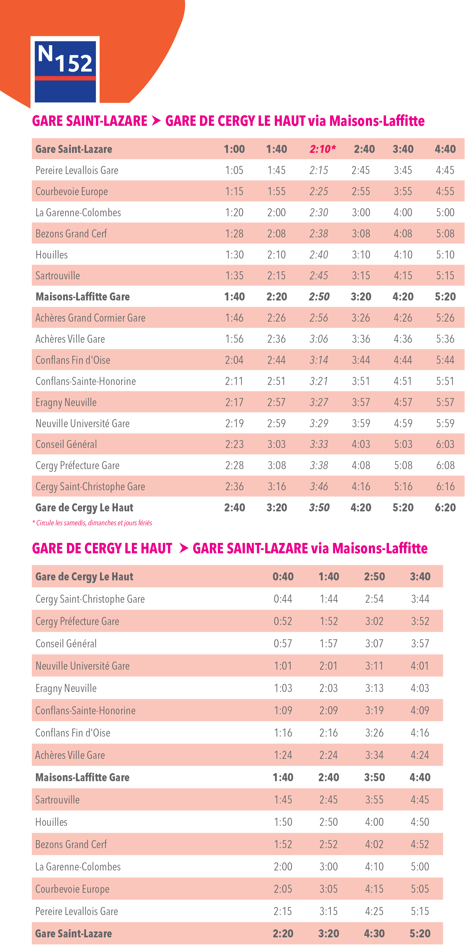 Ligne 152 Nmes Horaires