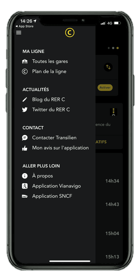 Application Ma Ligne C