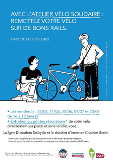 Avec l'atelier vélo solidaire, remettez votre vélo sur de bons rails