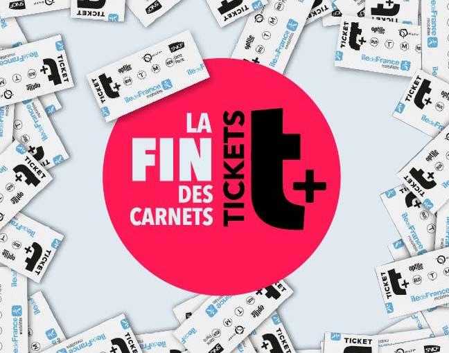 La fin des carnets ticket t+