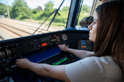 Conductrice de train
