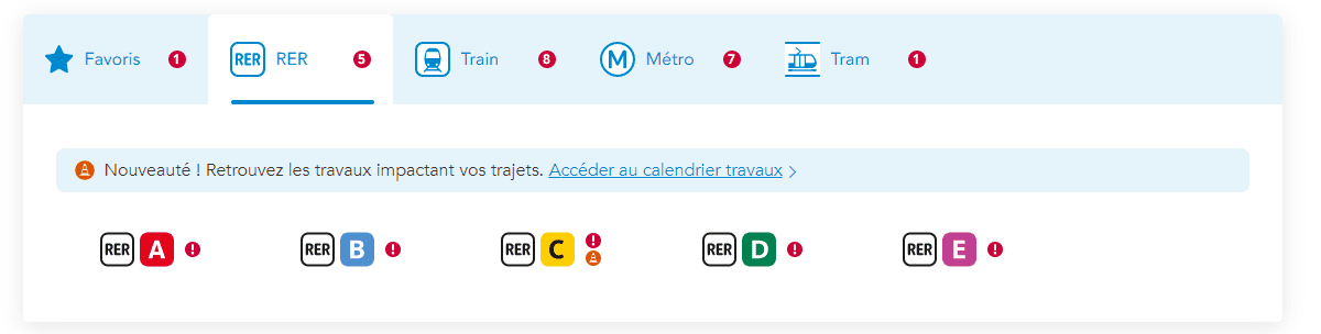 Aperçu info trafic