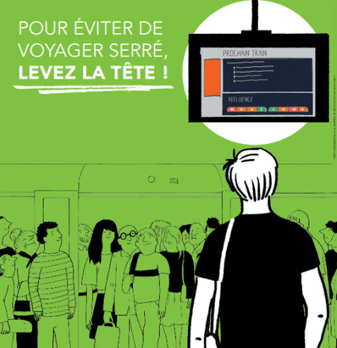 Levez la tête pour voir l'affluence