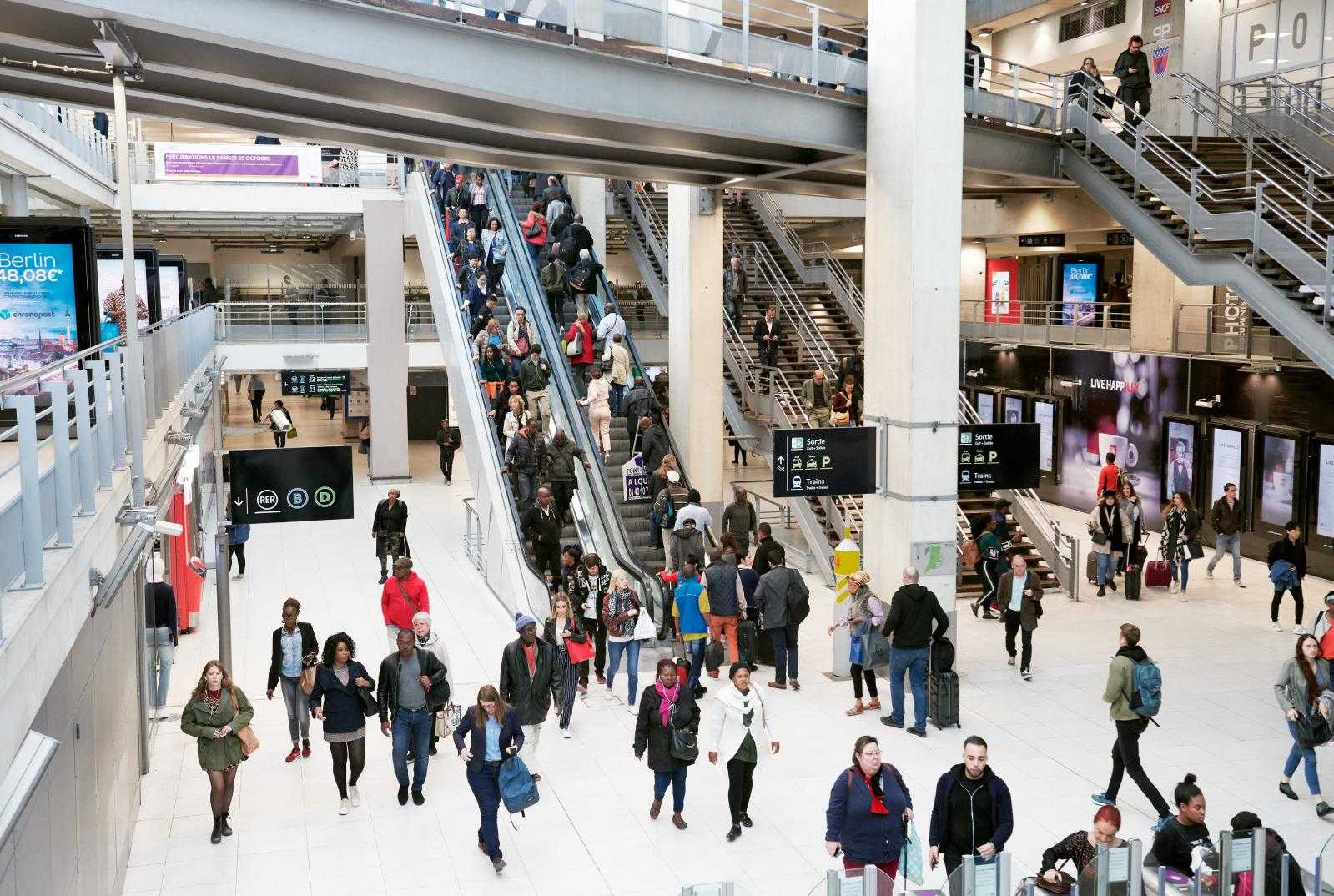 Voyageurs à Gare du Nord