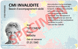 Carte d'invalidité