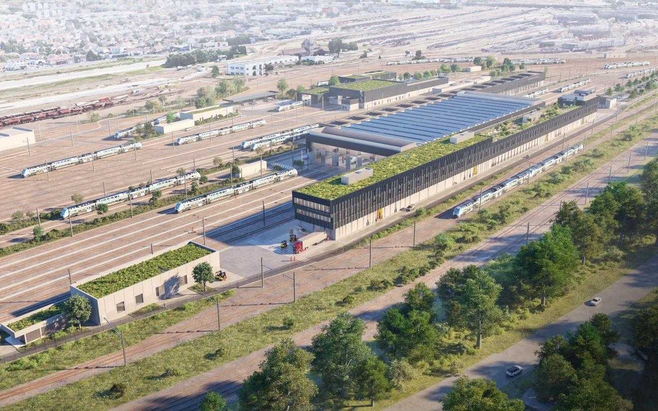  Le chantier du technicentre Villeneuve Demain entre dans une nouvelle ère