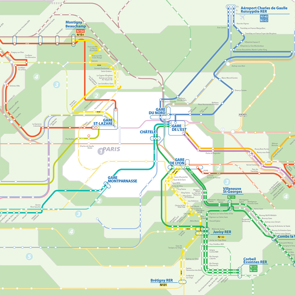 Bus De Nuit Paris Gare De Lyon Plan Noctilien | Transilien