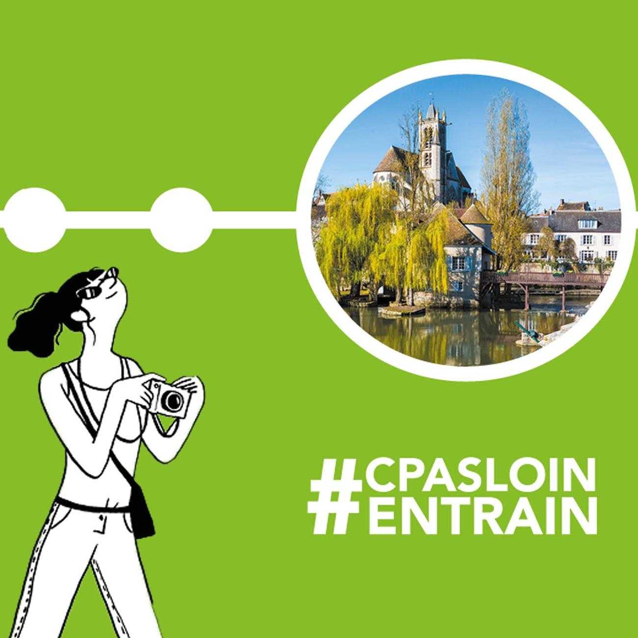 # C'est pas loin en train