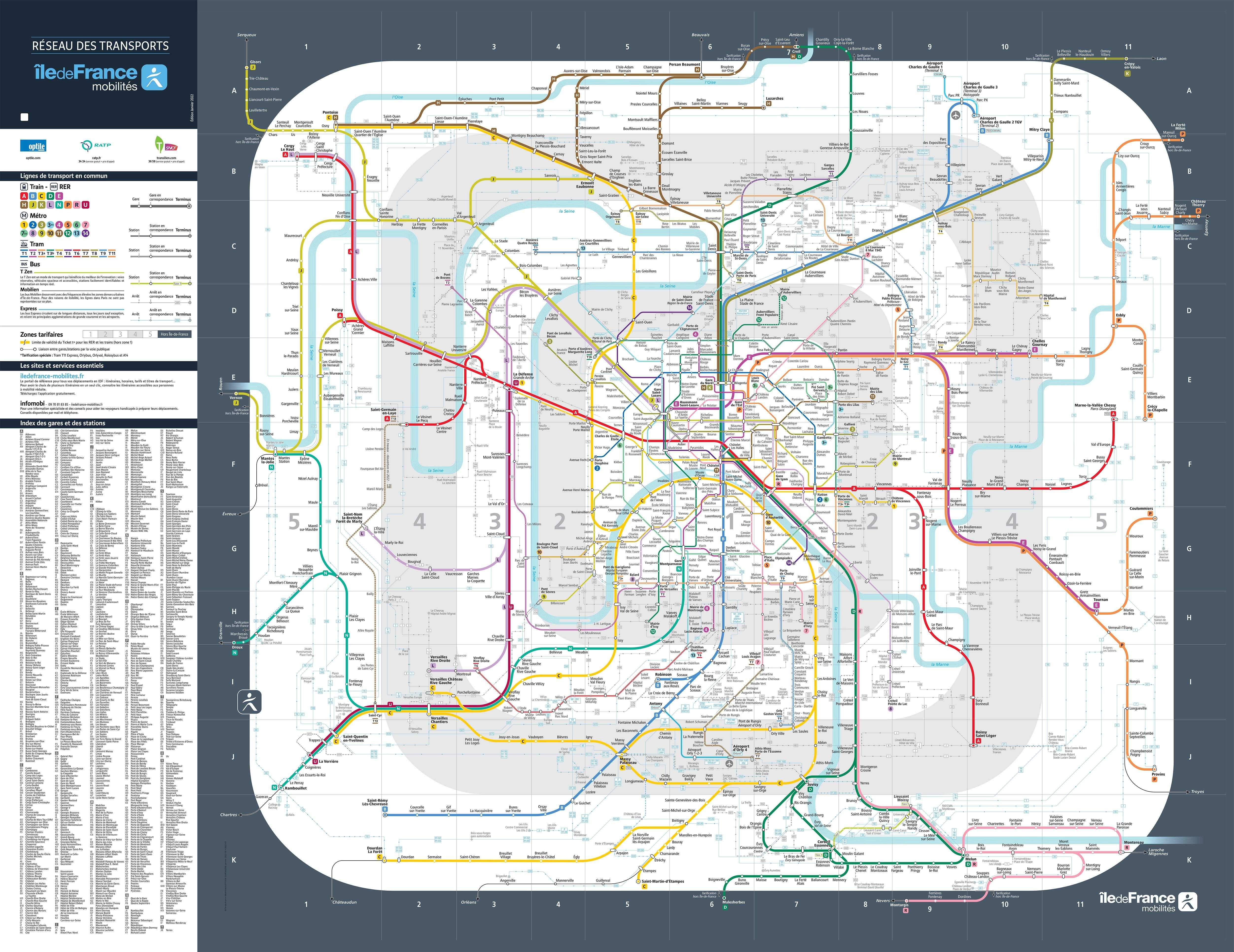 Présentation 80+ imagen carte ile de france mobilité - fr.thptnganamst ...