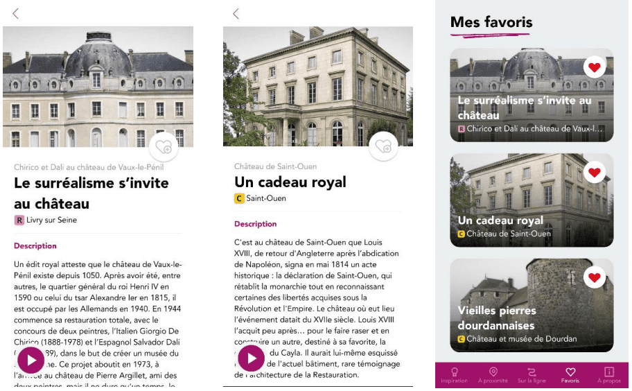 Châteaux favoris en Île-de-France