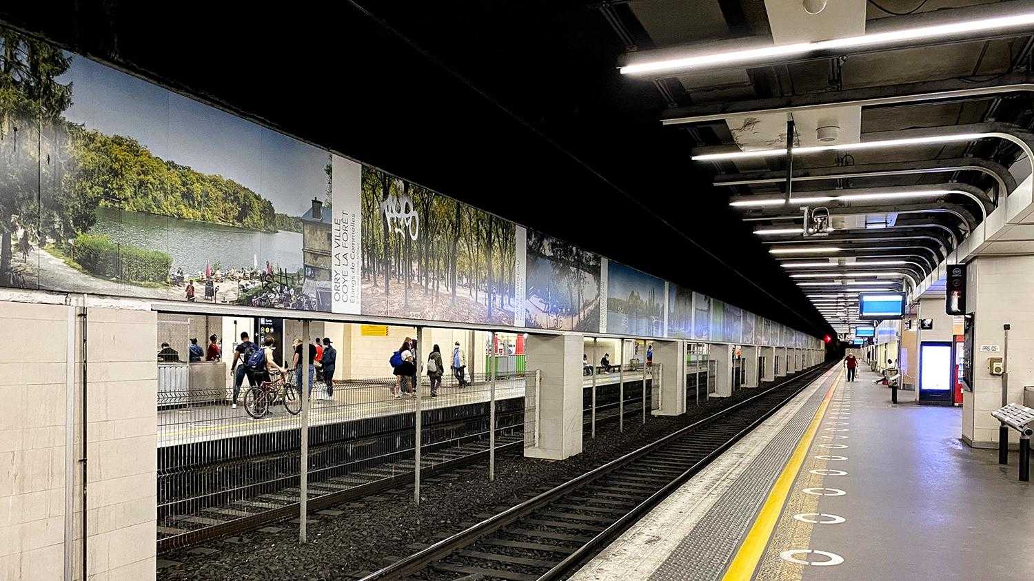 Gare de Lyon quai du RER D
