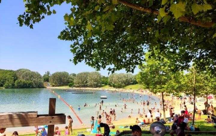 Plage de l'île de loisirs de Vaires - Torcy