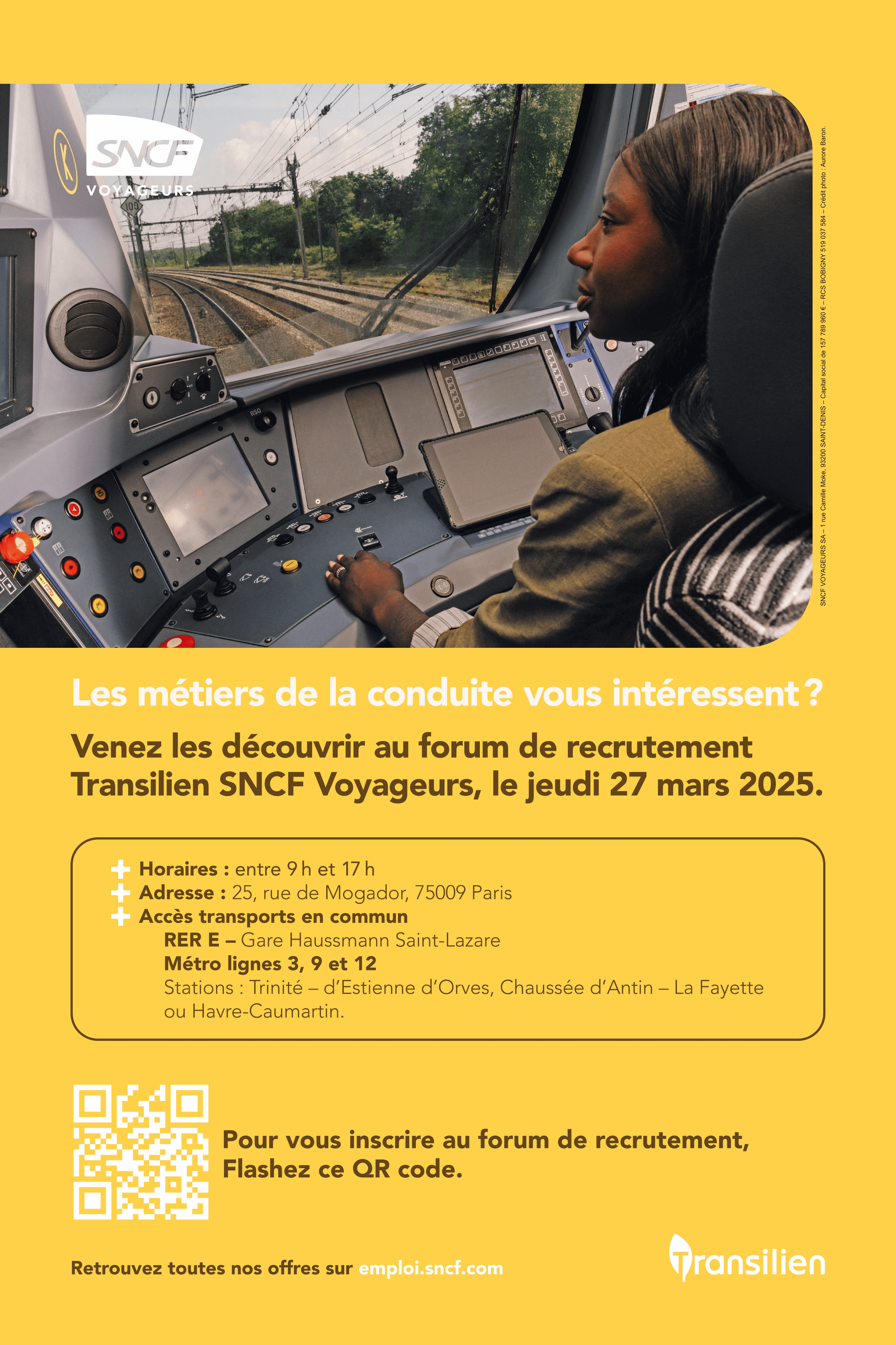 Affiche conductrice recrutement forum